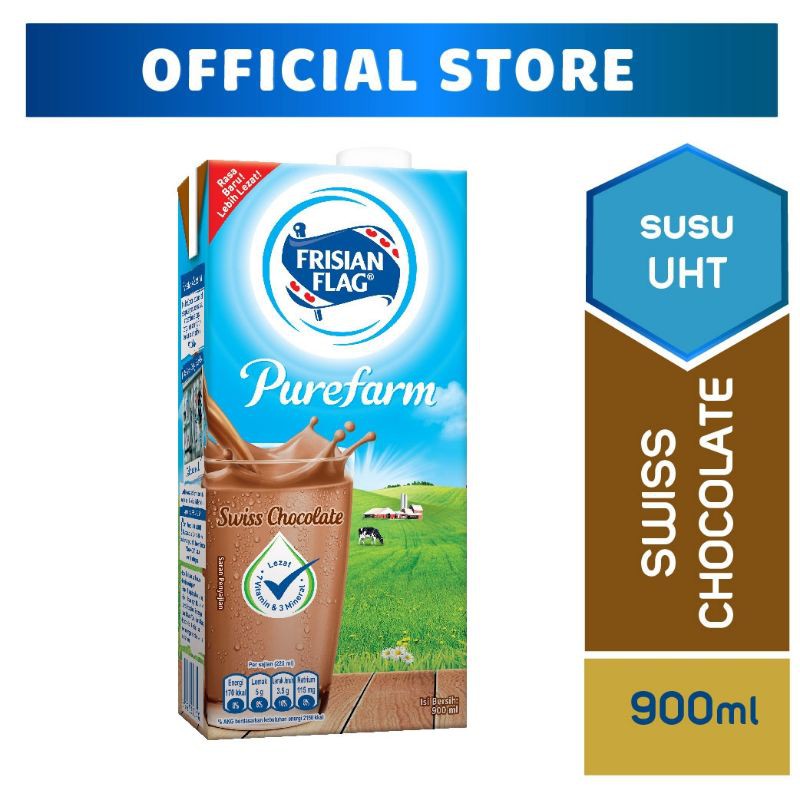 

Frisian Flag Susu UHT Swiss Chocolate 900ml