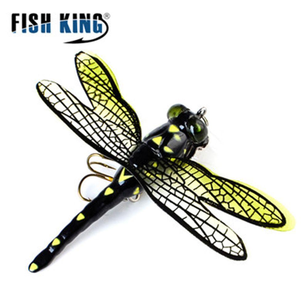 Preva Dragonfly Fly Fishing Lure Topwater Umpan Bionik Mata Manusia Hidup Buatan