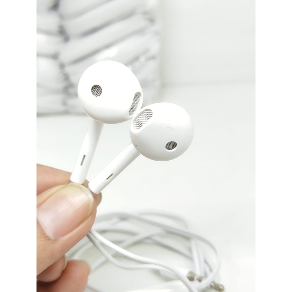 Headset REALME Handsfree KWALITAS ORI CABUTAN Earphone Universal Stereo 3.5mm AUX With Mic