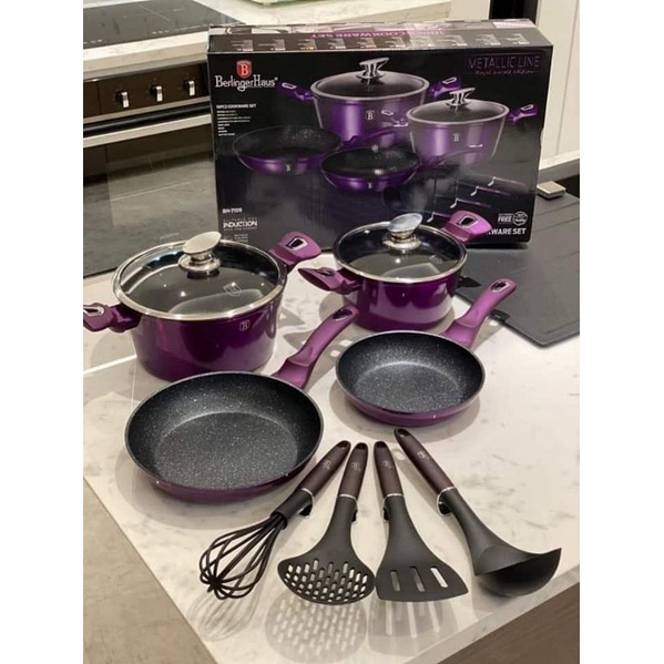 Panci Set Ungu Berlinger Haus Cookware