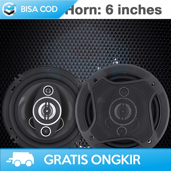 SPEAKER  MOBIL 6 INCH HIFI SUBWOOFER PCINENER 500WATT 2PCS 60HZ-20KHZ