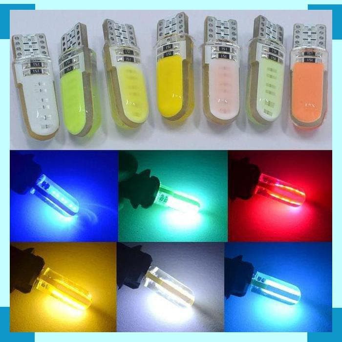 LAMPU T10 JELLY Crystal LED SENJA SEIN Mundur COB Silicon MOTOR MOBIL