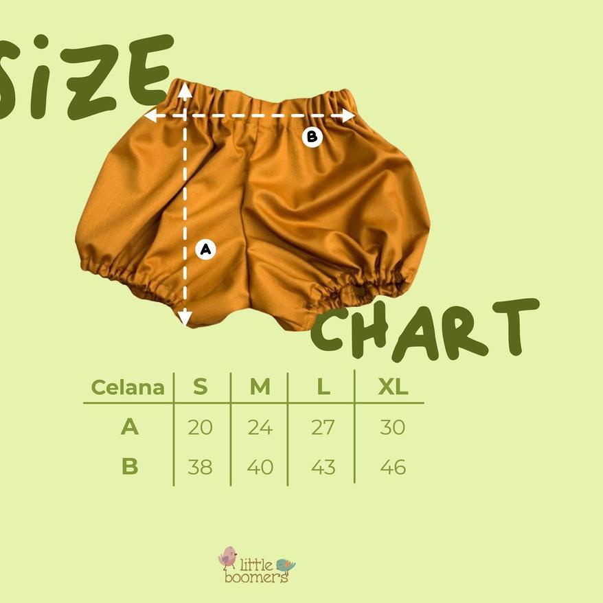 ✤ LITTLE BOOMERS - Bloomers Basic Pant 0Y 1Y 2Y 3Y 4Y 5Y - Celana Anak ✩