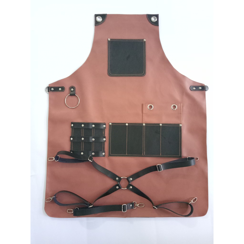 CELEMEK BARBERSHOP APRON CUKUR  APRON SALON CELEMEK BARISTA APRON CELEMEK CUKUR CELEMEK KULIT