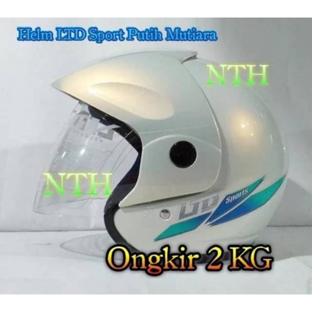 Helm LTD Sport Original warna putih mutiara