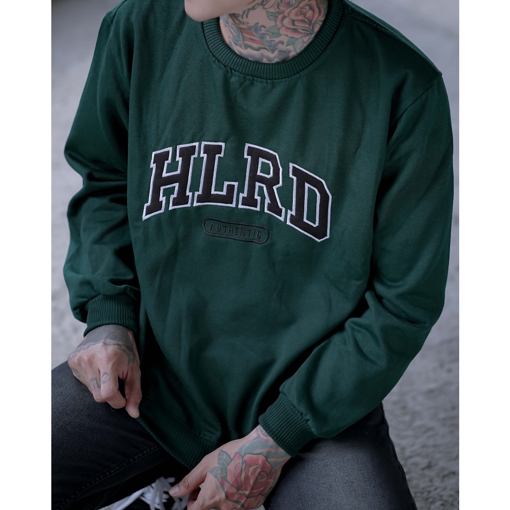 AUTHENTIC HOLYRIDER SWEATER EMERALD // Sweatshirt Sweater Bordir Original