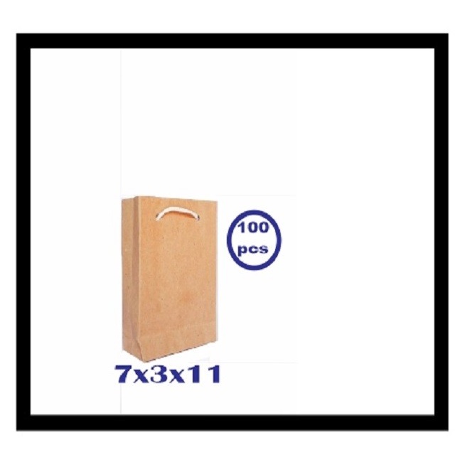 

(TERLARIS) Tas Kertas Polos Paperbag Paper Bag Kecil Mug Souvenir Murah 100 pcs
