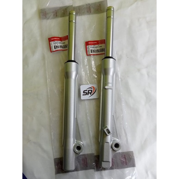 As asok depan tabung set kode (KEV) Honda original super pit new super X lama  old harga 2 pis kanan kiri