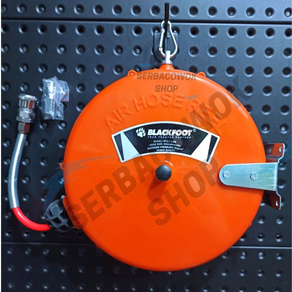 Blackfoot Air Hose Reel 8 Meter Selang Angin Kompresor Gantung Termurah Berkualitas