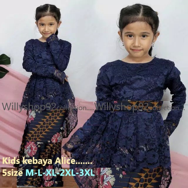 untuk 3sd13 kebaya anak Alice