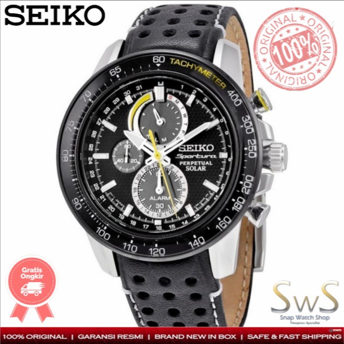 Jam Tangan Pria Seiko Solar SSC361 P1 Sportura SSC361P1 Original