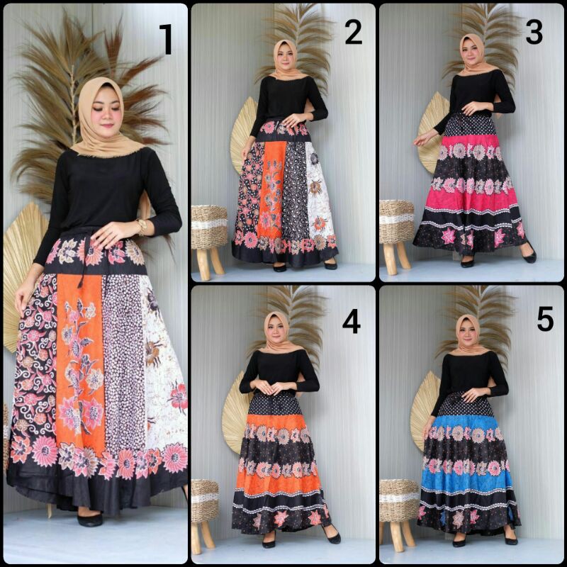 Rok batik dewasa~Rok payung bawahan wanita~bawahan batik rok