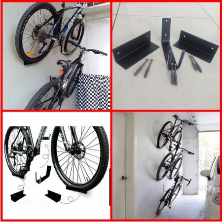 Gantungan Sepeda Dinding Tembok Rak Sepeda Lipat Mobil Motor Hanger Bike Touring Gunung BMX Federal 