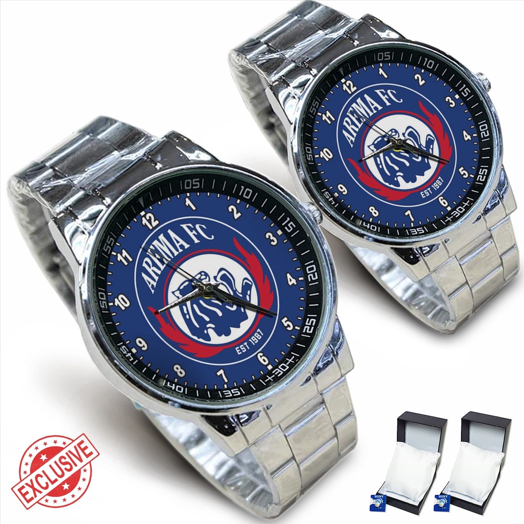 Jam Tangan Rantai Couple AREMA 11 AGUSTUS 1987 - 2 (Awesome)