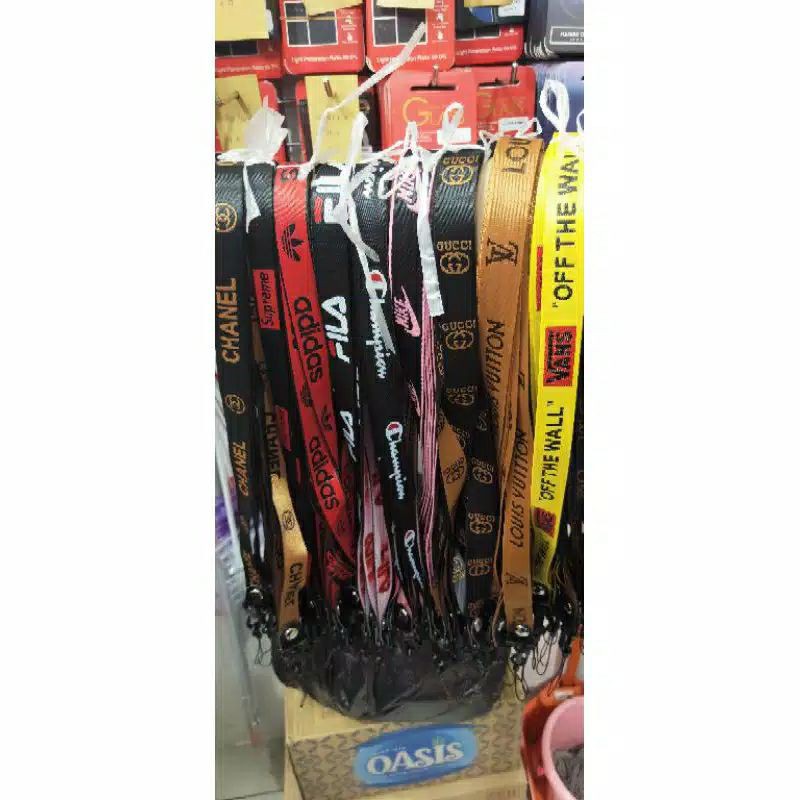 Tali Gantungan leher hp / Tali Gantungan leher / Tali Gantungan Hp / Tali brand