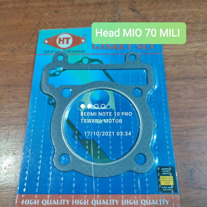 PAKING RACING BLOK HEAD ATAS UKURAN 70 YAMAHA MIO MIO SOUL