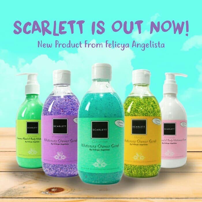 COD TERMURAH SCARLETT WHITENING SHOWER SCRUB/SCARLET WHITENING BY CYBER