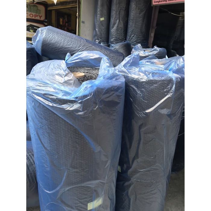 

BUBBLE WRAP ( HITAM ) MURAH 1,25 x 50 M FULL ASLI MULIA PACK