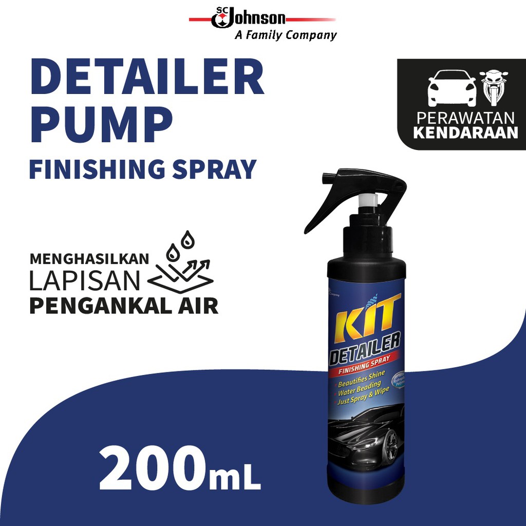 Jual KIT Detailer Finishing Spray Pump 200 ml Shopee Indonesia