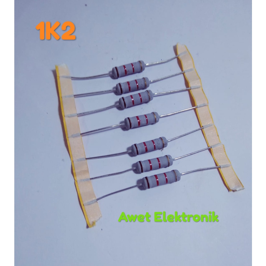 resistor 1k2 ohm 2 watt resistor 1k2 2w resistor 1K2 2W