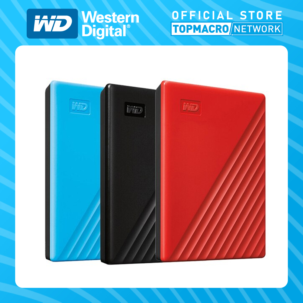 Jual Western Digital Tb My Passport Portable External Drive Black