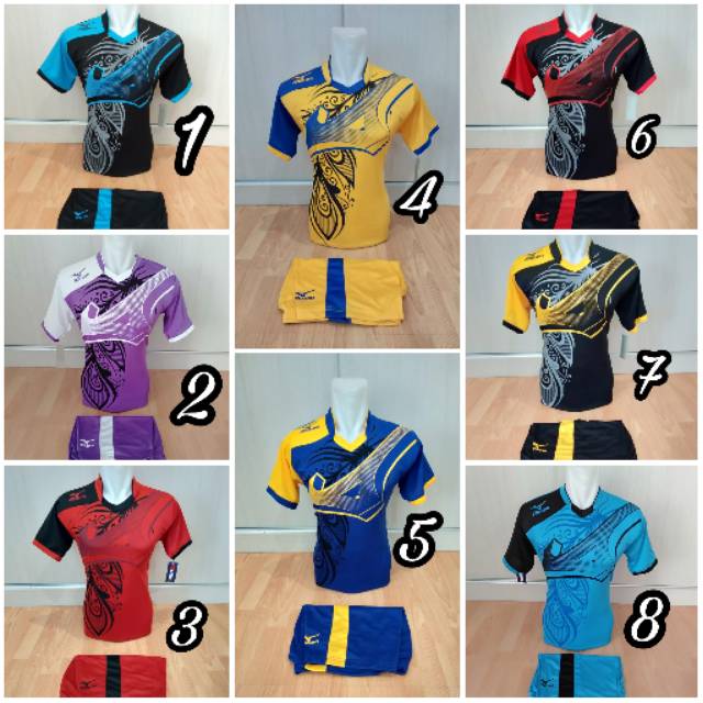 setelan olahraga kaos sepak bola jersey futsal baju volly