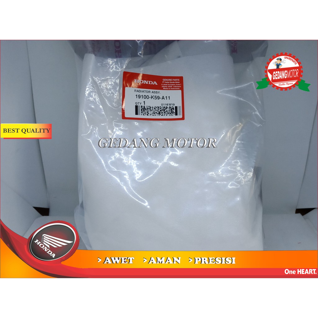 COVER COMP RADIATOR VARIO 150 VARIO 125 LED ORI AHM K59