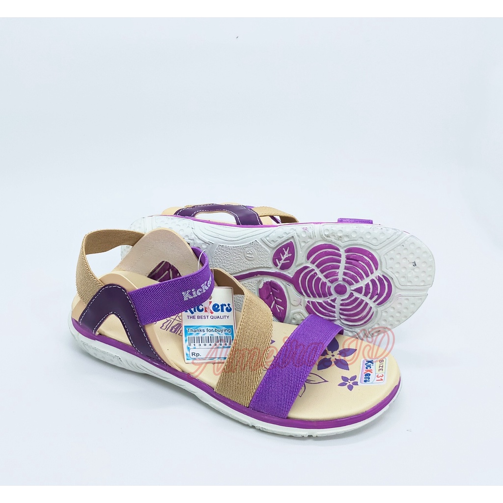 Sandal Anak Perempuan Elastis Kickers Terbaru