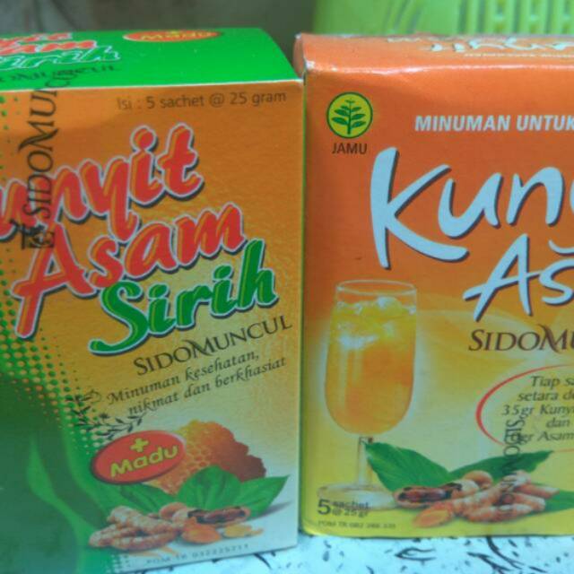 

Jamu kunyit asem / harga untuk 2 pak