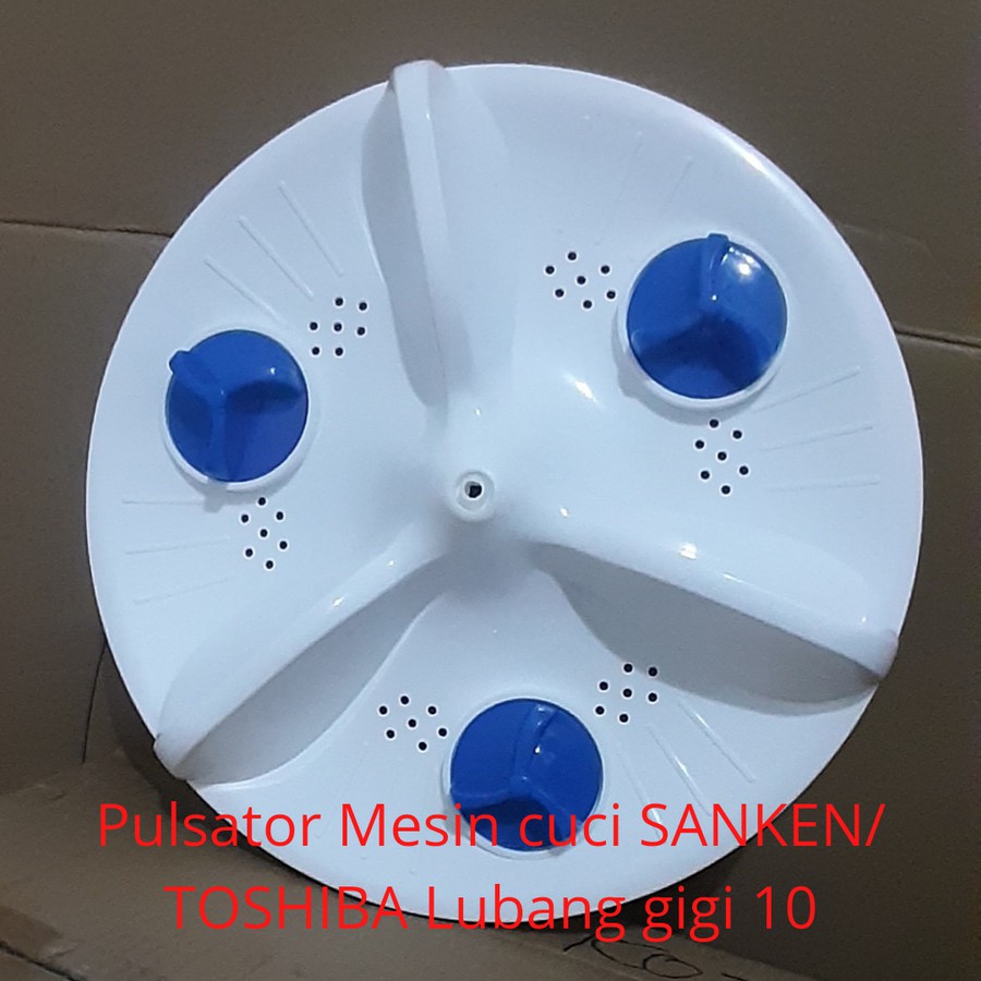 Pulsator Mesin cuci SANKEN / TOSHIBA Lubang Bergerigi 11 &quot;1581A&quot;
