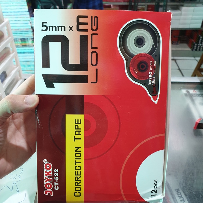 

CT-522 tipex rol12 meter Joyko promo