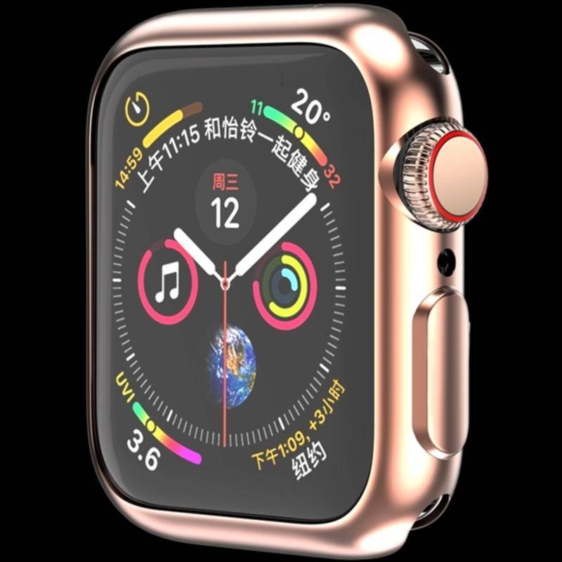 44mm/40mm/42mm/38mm Tpu Bumper Pelindung Layar Case Cover Untuk Apple Watch SEries 65 4 3 Se 7 45mm 41mm