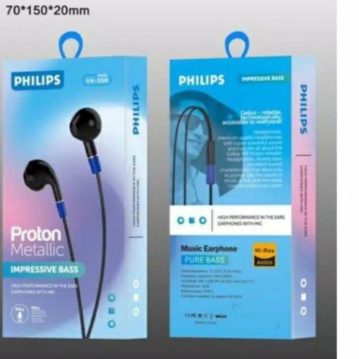 HANDSFREE PHILIPS PH-229 PROTON METALIC SUPER BASS ( BINTANG ACC )