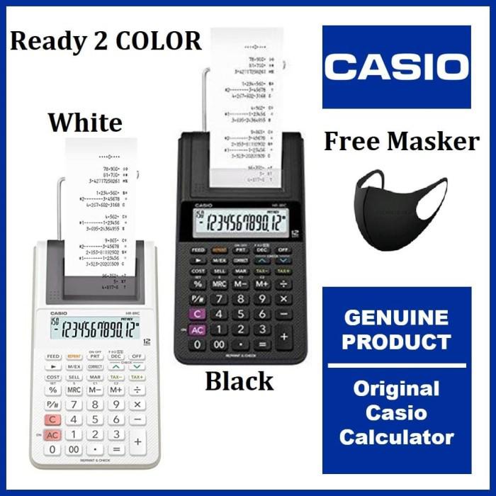 

PROMO! Kalkulator Casio HR 8 RC - Hitam |Kalkulator