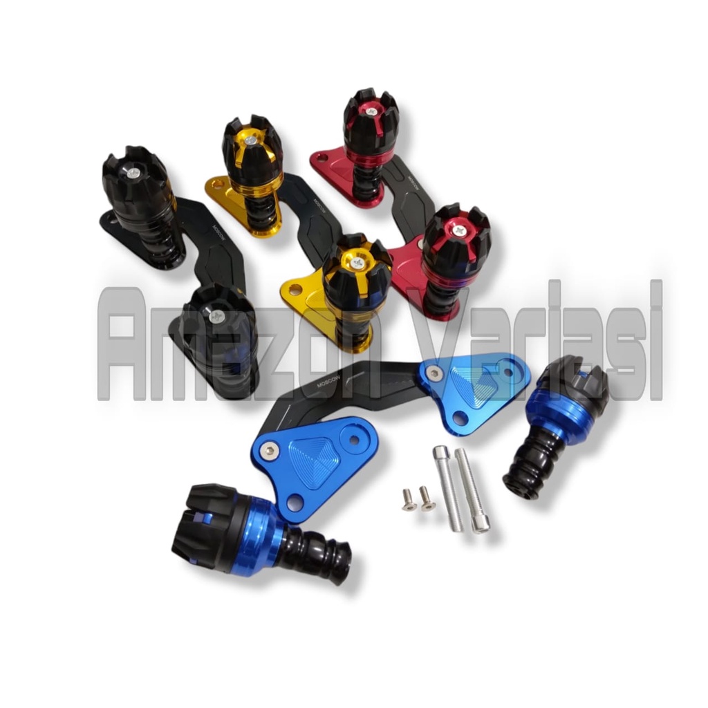 SLIDER PELINDUNG JALU KNALPOT CNC NMAX AEROX LEXI PCX FRAME SLIDER KNALPOT