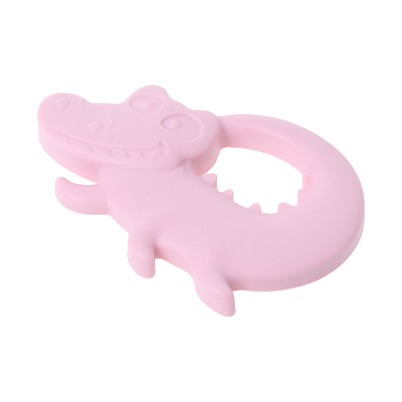 Zzz Baby Teether Silikon Untuk Crocodile Tumbuh Gigi Mainan Kalung Newborn Mengunyah Nursi