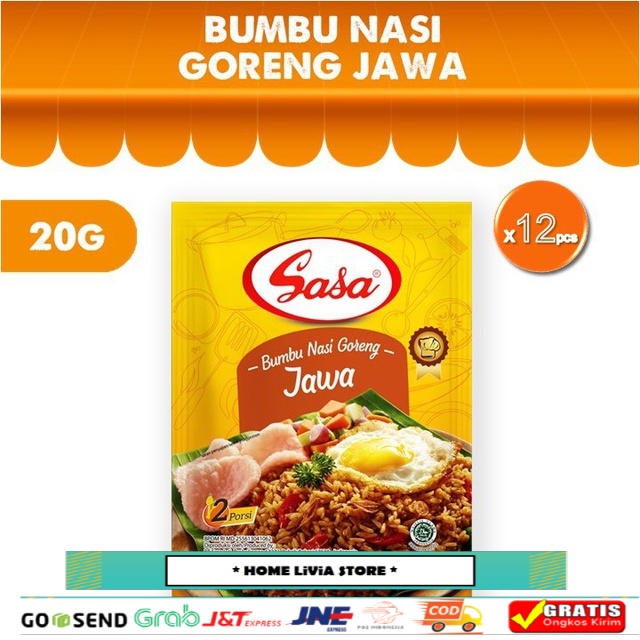 

Sasa Bumbu Nasi Goreng Jawa 12 x 20 gr