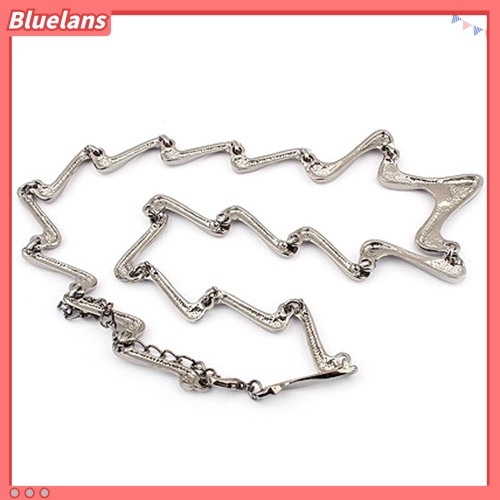 Bluelans Kalung Choker Rantai Gelombang Gaya Korea Untuk Wanita