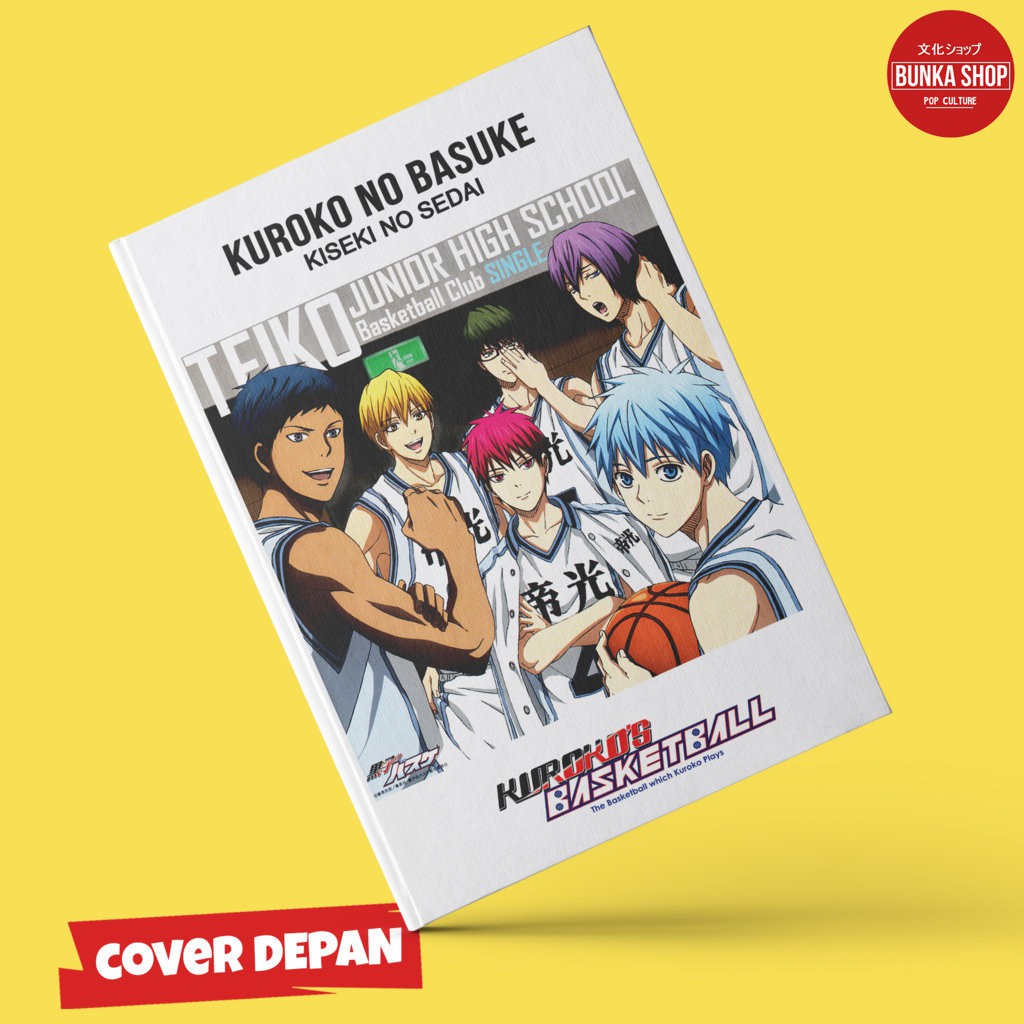 

Note Book Anime Kuroko no Basuke Teiko Kiseki no Sedai Hardcover A5 Buku Tulis Catatan Note Agenda