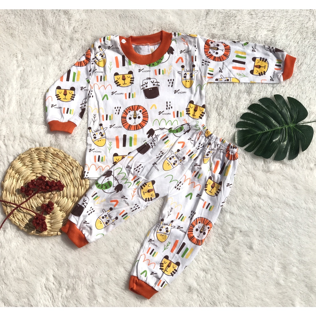 [STO.MDPG] Setelan Panjang Bayi Oblong Motif Lucu Umur 3 - 16 Bulan