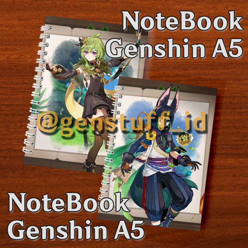 

Note Book Genshin Impat Characters / Buku Catatan Genshin Impact