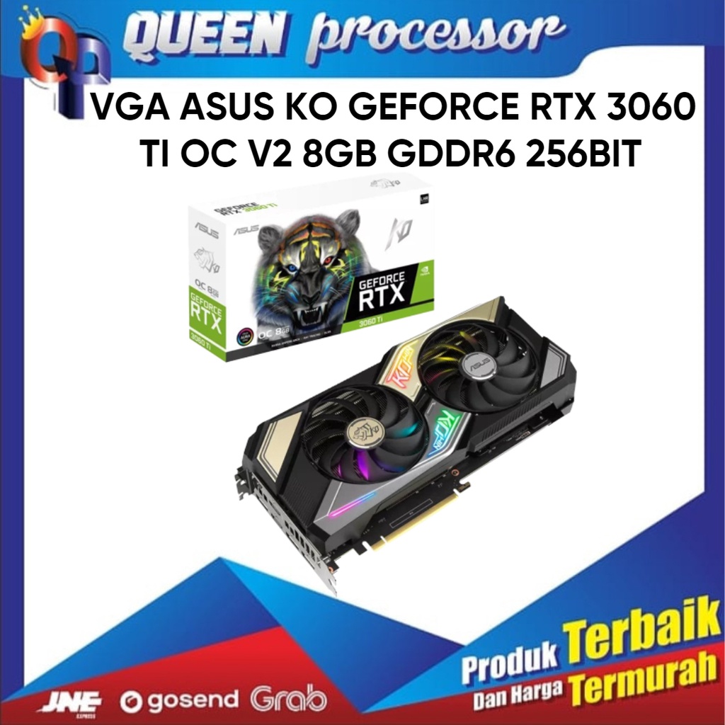 VGA ASUS KO GEFORCE RTX 3060 TI OC V2 8GB GDDR6 256BIT RTX 3060TI