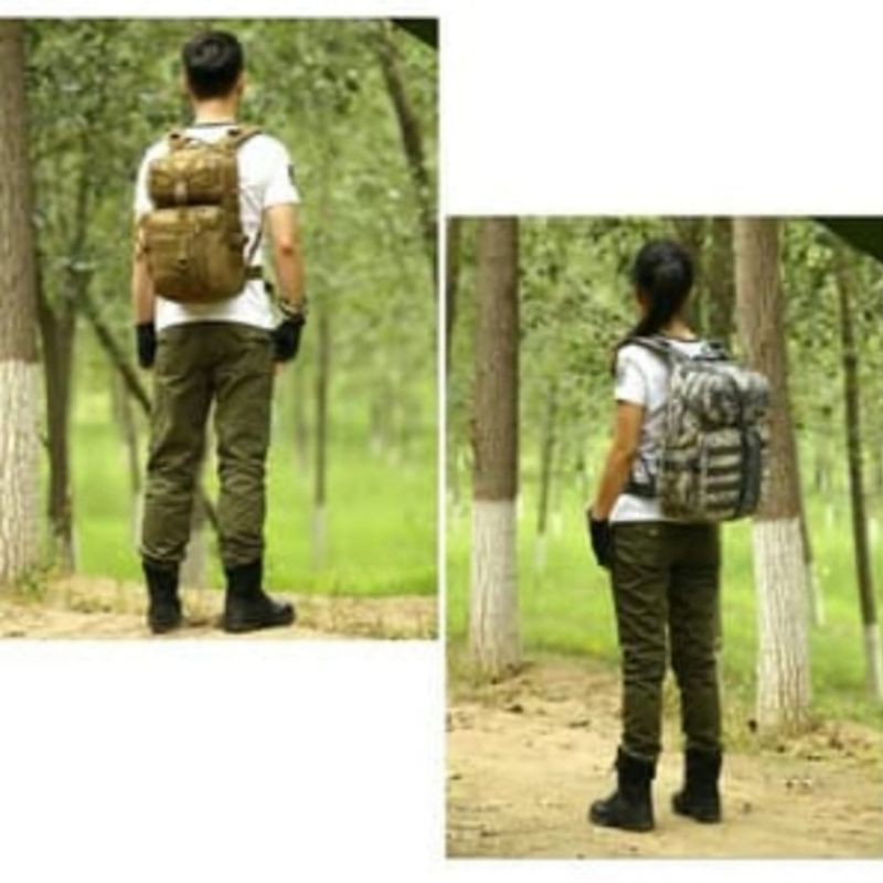 COD !!! TAS RANSEL ARMY OUTDOR PREMIUM CORDURA BESAR 35 LITER