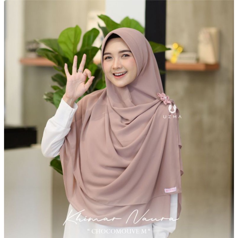 Naura Khimar ORI Uzma Hijab (Hijab Instan)