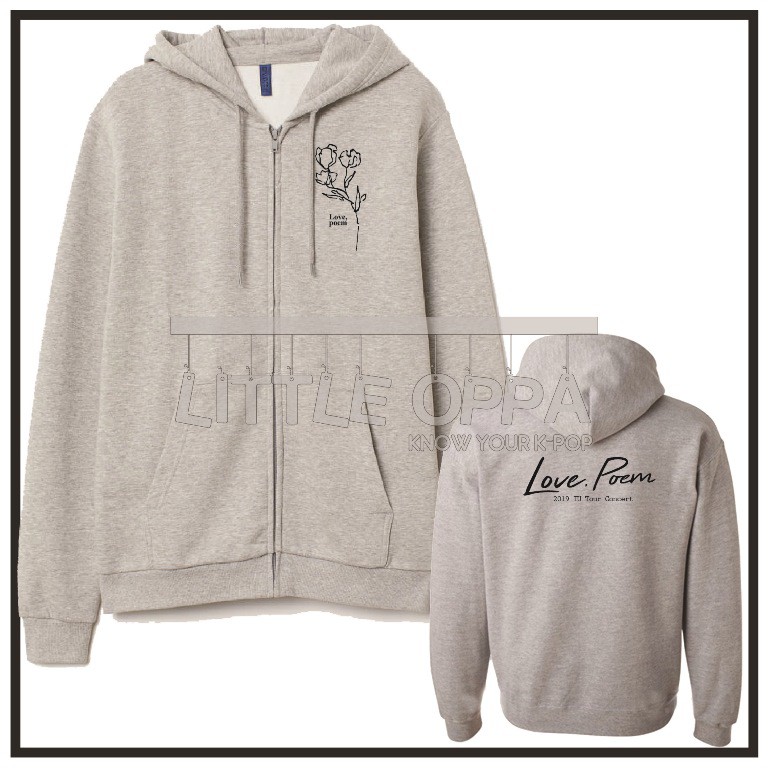 ZIPPER JACKET IU LOVE POEM 2019 IU TOUR CONCERT HOODIE