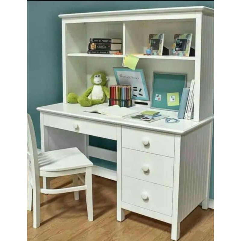 MEJA BELAJAR WARNA PUTIH