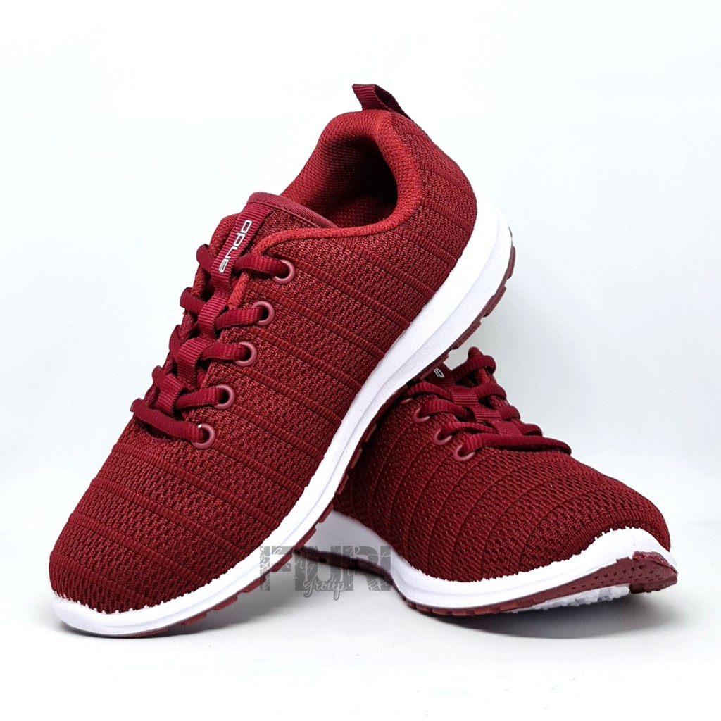 FIURI - ANDO ORIGINAL - REBECCA 37-40 MAROON - SEPATU SNEAKERS SPORT KANVAS SOL KARET ANAK PEREMPUAN - SEPATU KETS FASHION TRENDY WANITA DEWASA - SEPATU OLAHRAGA LARI FITNES SENAM KERJA KULIAH BERTALI CEWEK MURAH PROMO DISKON BONUS KAOS KAKI