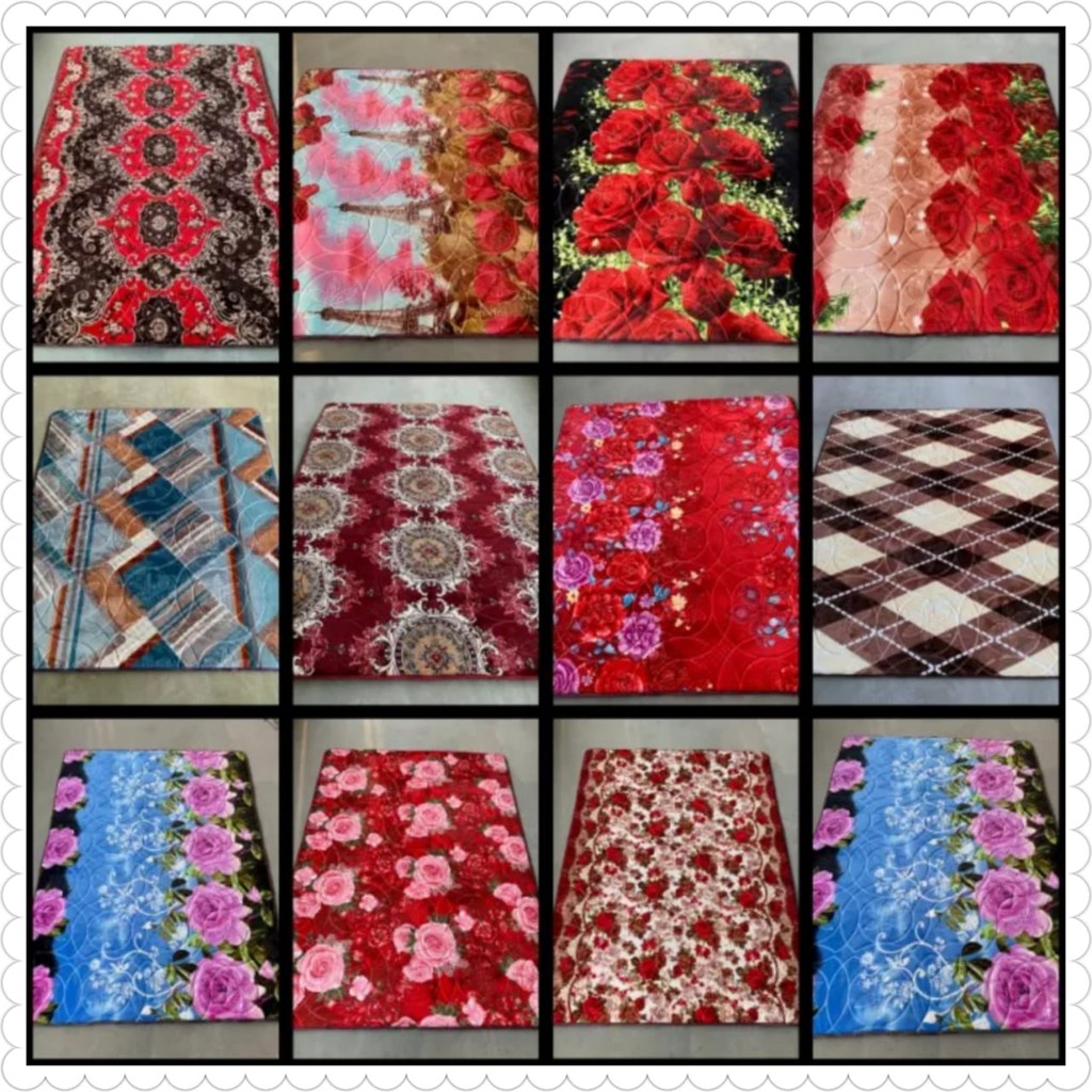 Karpet Malaysia Karpet Lantai Ruangan Halus Lembut Uk 190 x 220 Quality MRH