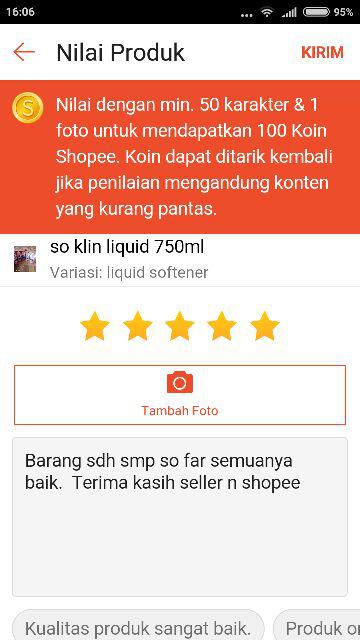 So Klin Liquid 750ml