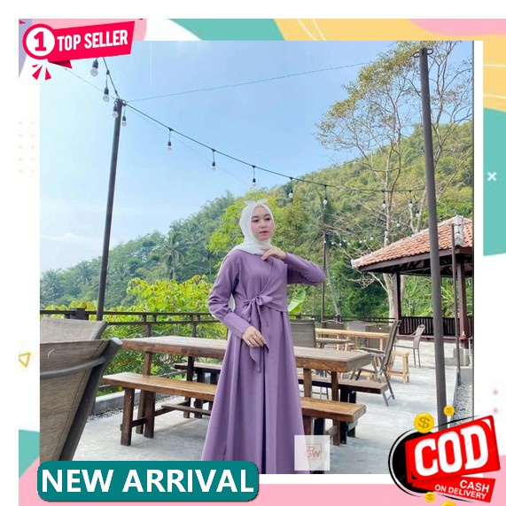 Belum Ada Penilaian Baju Gamis Syari Wanita Terbaru Gifani Dress Jumbo Murah - Lavender